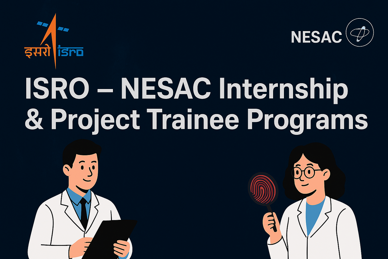 🛰️ ISRO – NESAC Internship & Project Trainee Programs