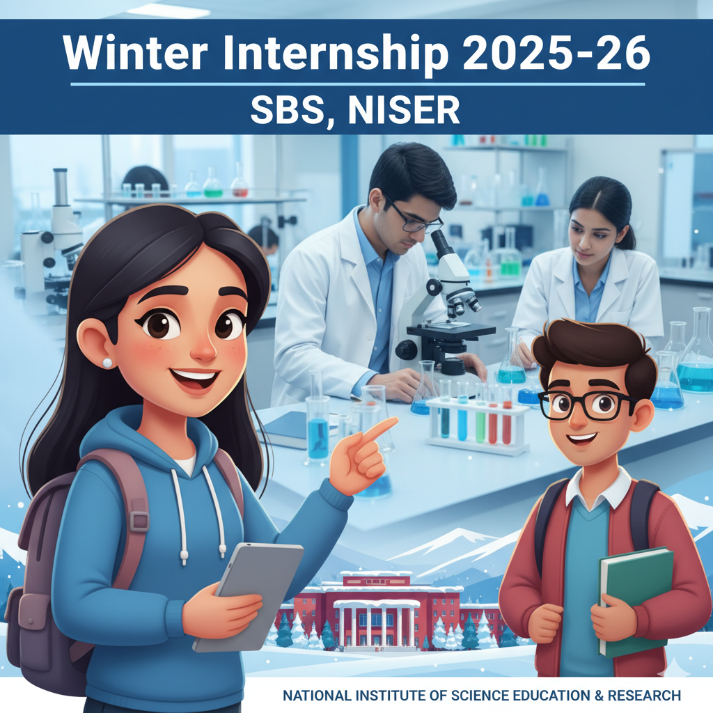 NISER — School of Biological Sciences Winter Internship Programme 2025–26