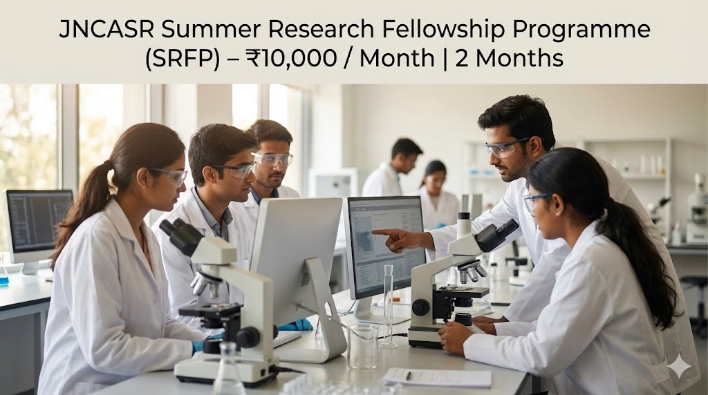 JNCASR Summer Research Fellowship Programme