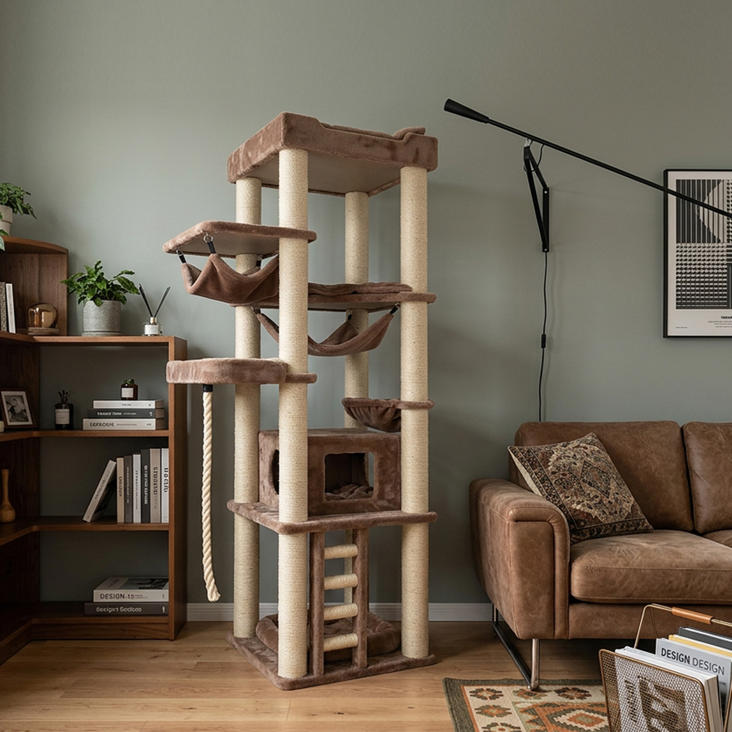 Large luxury cat climbing frame cat tree