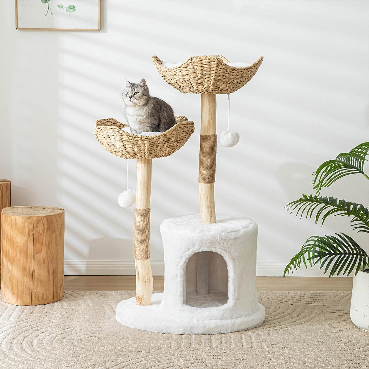 Modern Cat Tree for Indoor Cats Large Adult