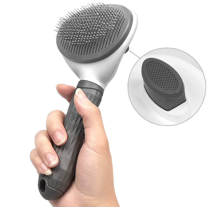 Pet Grooming Shedding Brush Dog Self Cleaning Slicker Brush