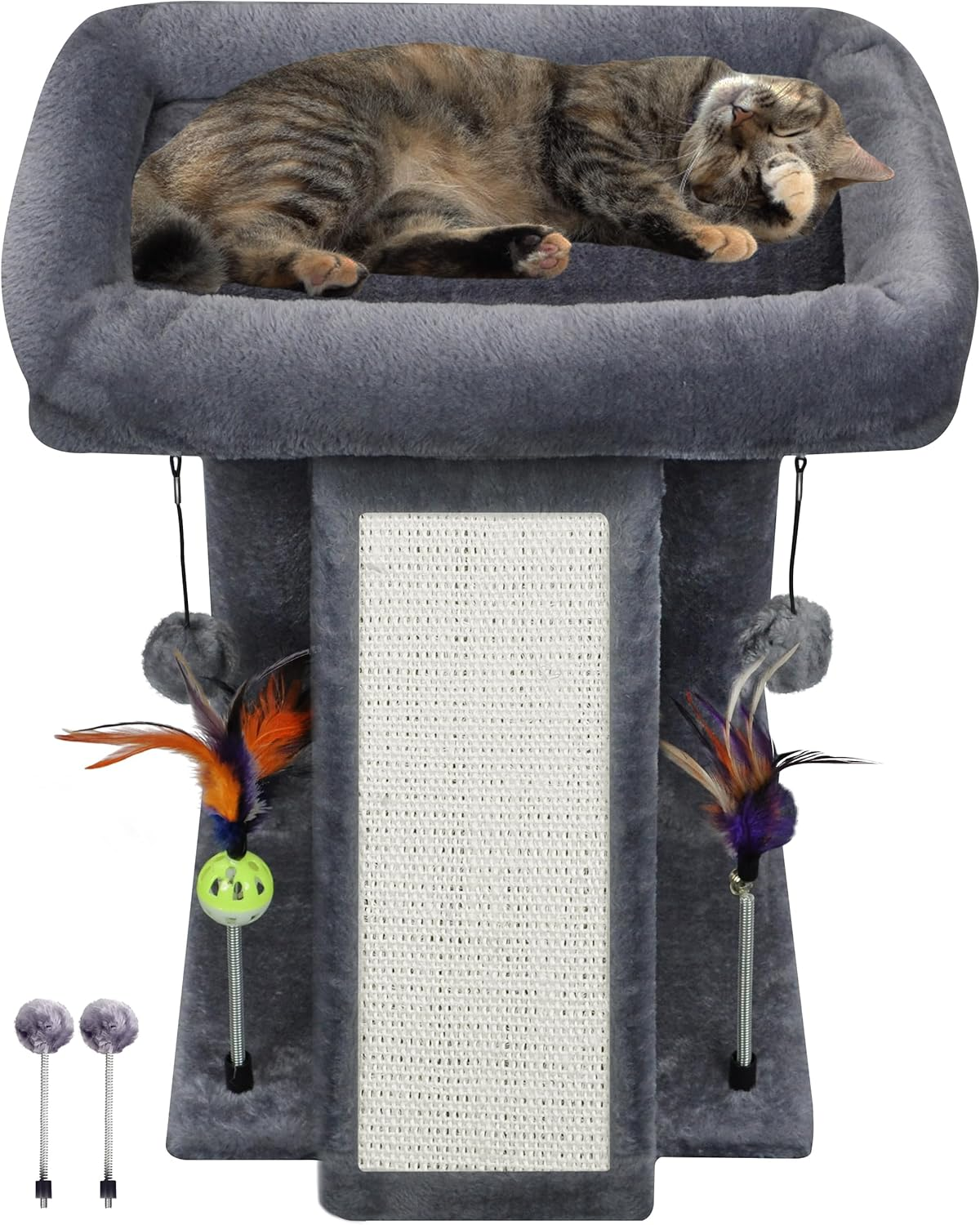 Indoor Cat Tree Tower with Cat Scratching Post 