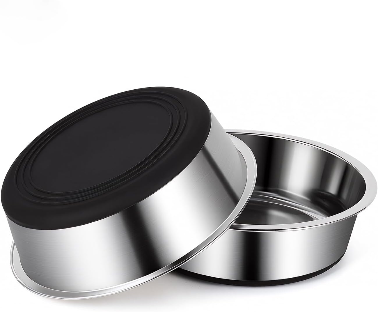 Dog Bowls Durable Non-Slip Stainless Steel Dog Bowls 