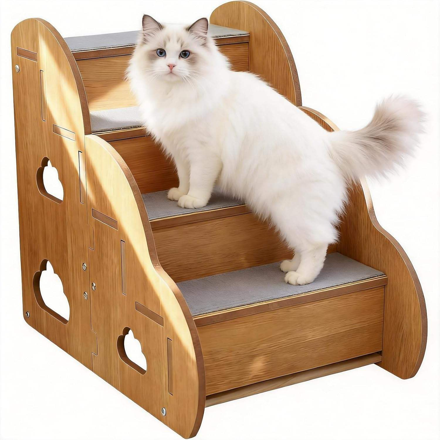 Wood cat Dog Pet Ramp Stairs