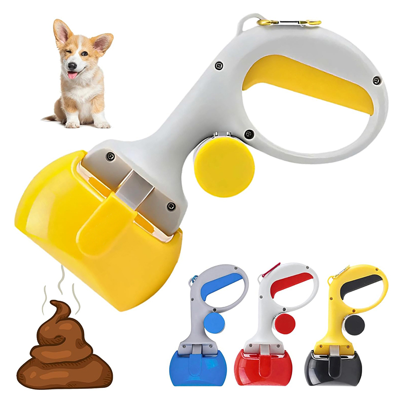 Dog Pooper Scooper with Trash Bags Holder