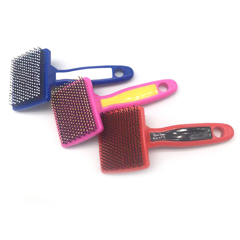 Pet Grooming Brush Cat Shedding Brush Long Pin Dog Slicker Brush