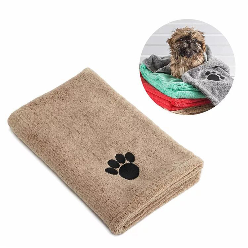 Dog Towel Microfiber Quick Drying Pet Bath Towel Absorbent Dog Drying Towel