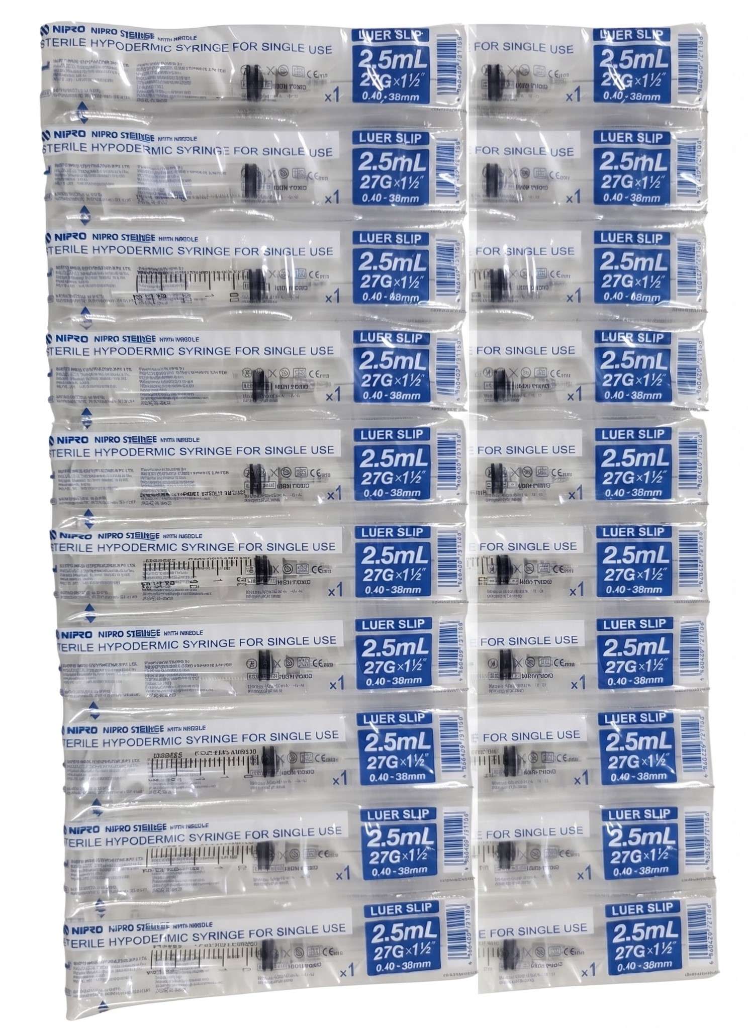 Syringe 2.5ml (Nipro)