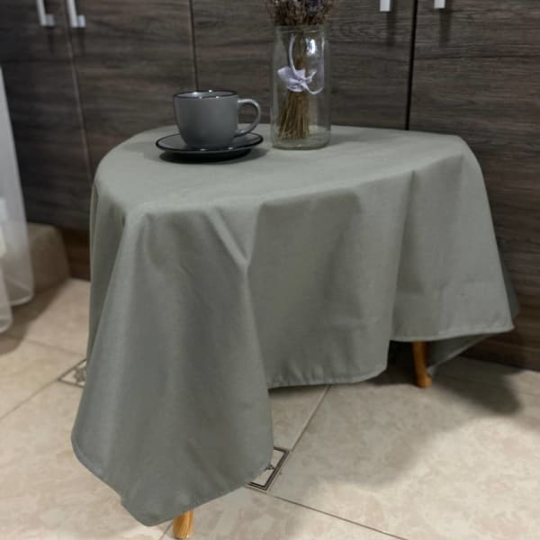 Скатертина водовідштовхуюча Однотонна сіра — фото 3
