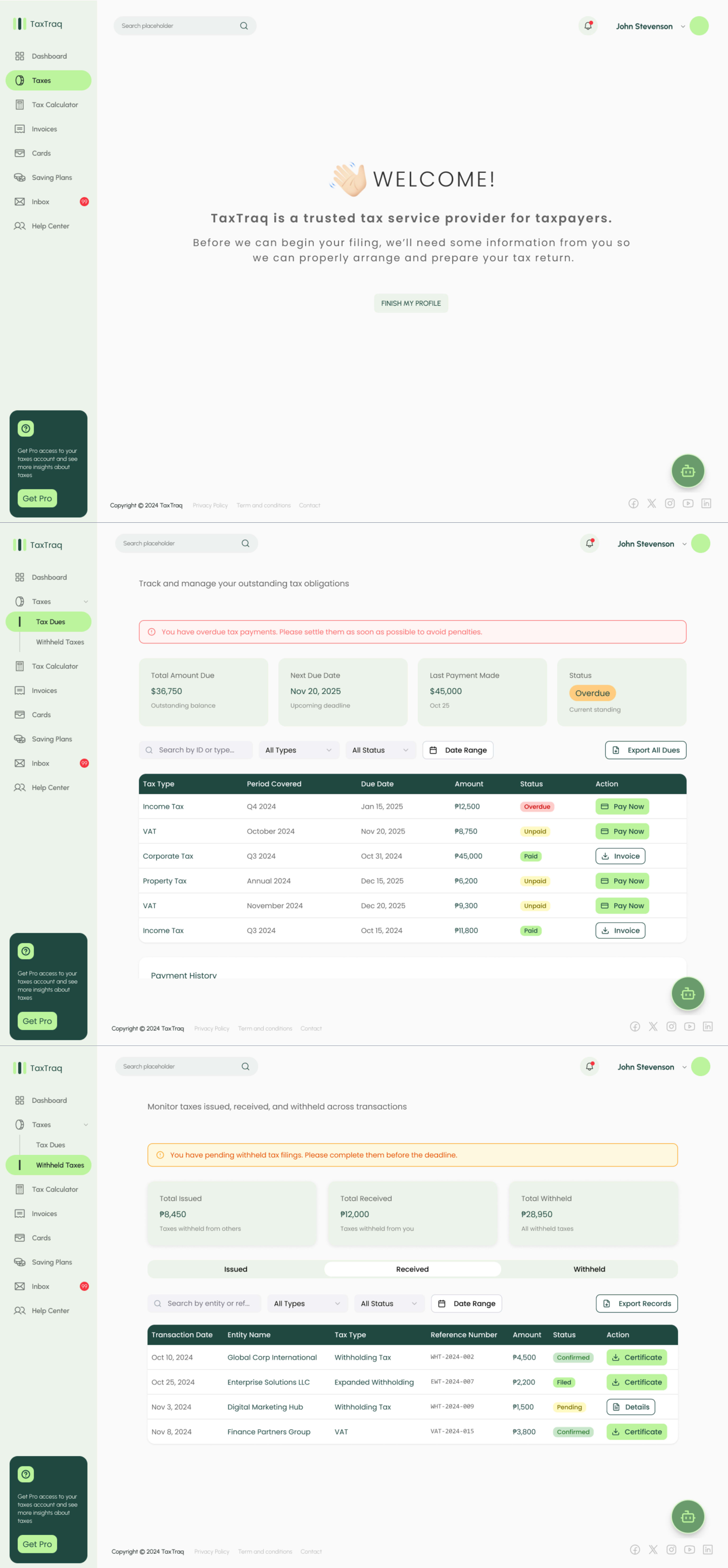 Taxtraq