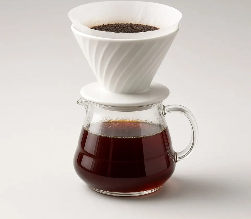 صورة قهوة مقطرة V60