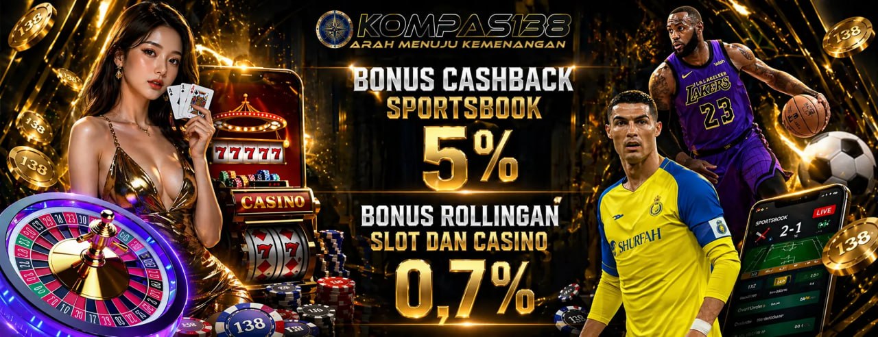 Rollingan dan Cashback slot casino dan sportsbook