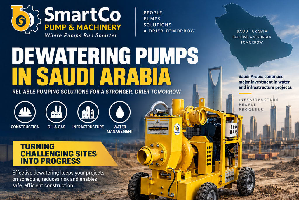 SmartCo dewatering pumps serving Saudi Arabia
