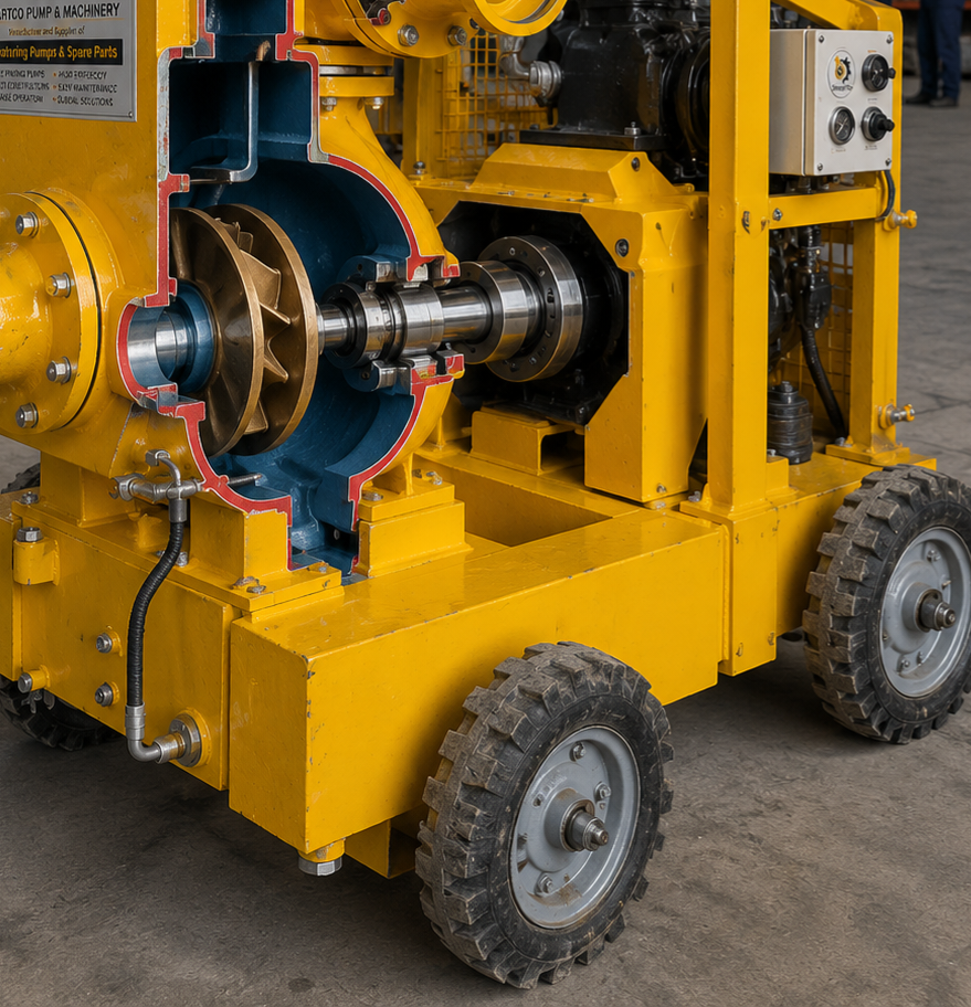 SmartCo 6-Inch Dewatering Pump — impeller detail