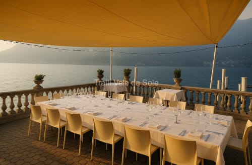 Vela avvolgibile motorizzata – Momi, Blevio, Lago di Como