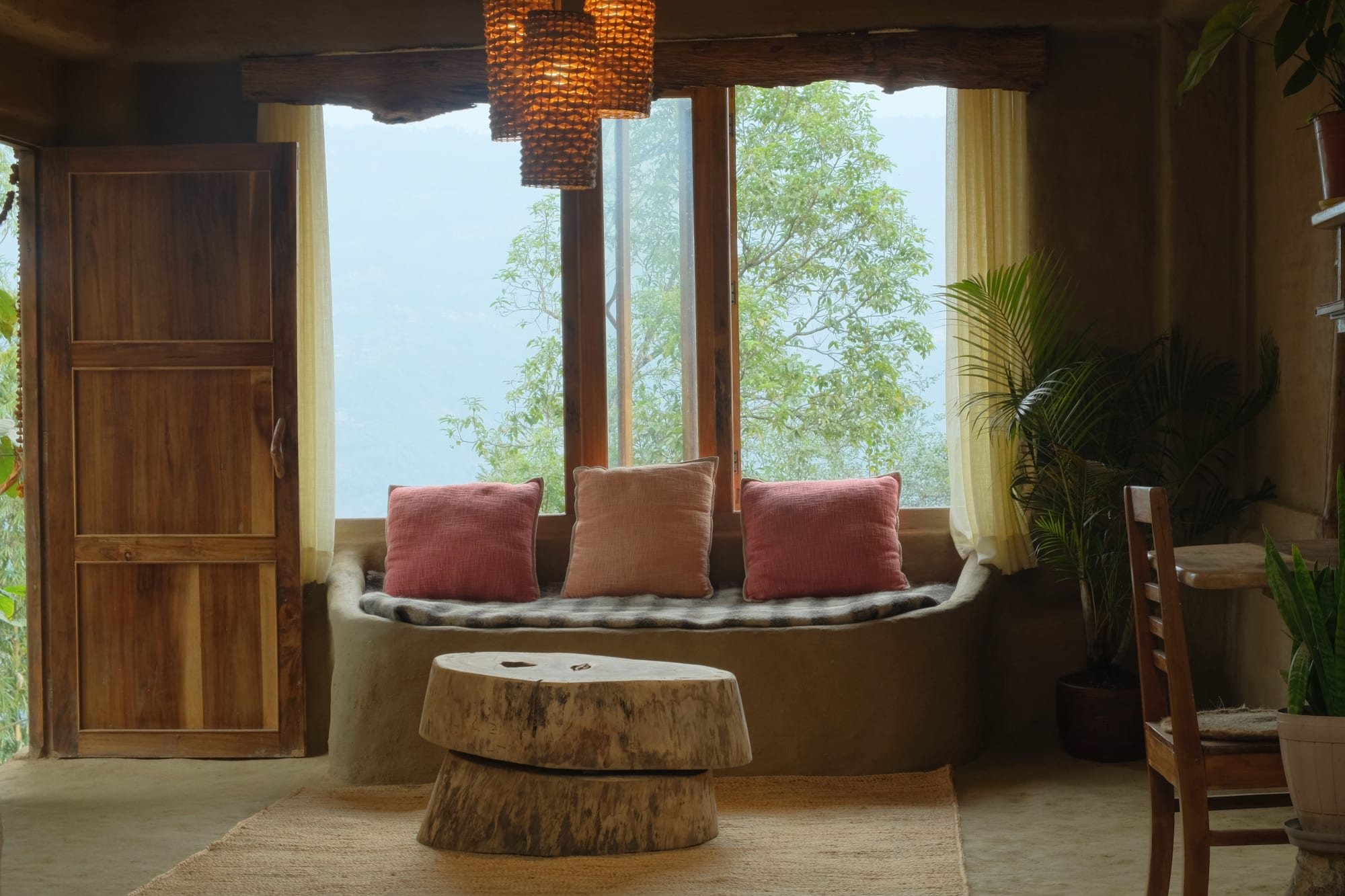 Living room at Gairi Ghar