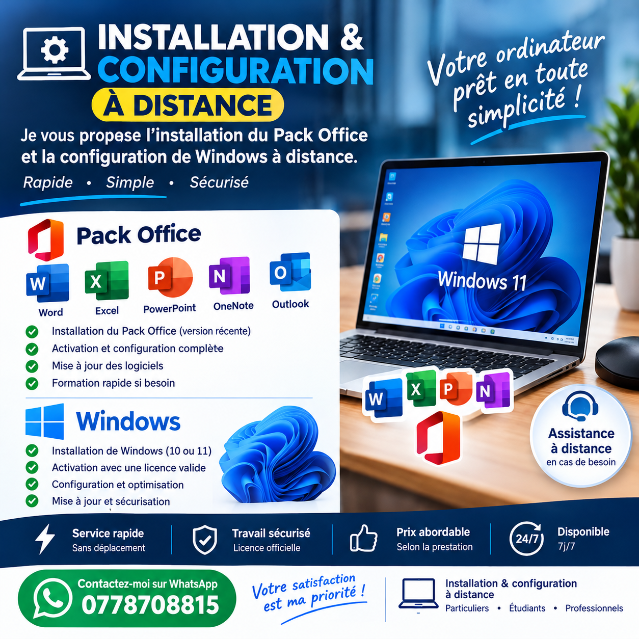INSTALLATION & CONFIGURATION À DISTANCE