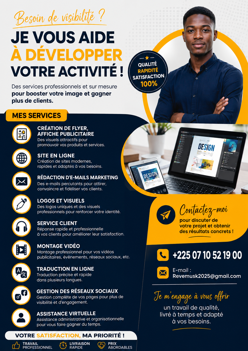 FreeLANCE 90% de pouvoir de tout services!