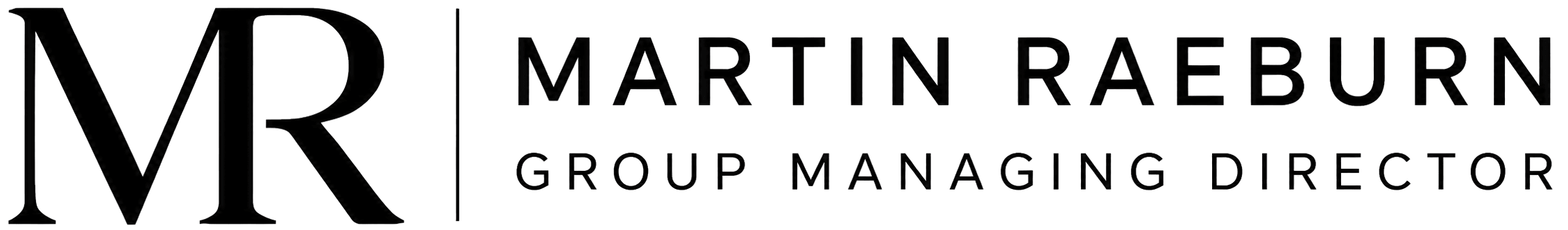 Martin Raeburn — Group Managing Director