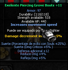 Aplicando Jewel of Harmony directamente sobre un item