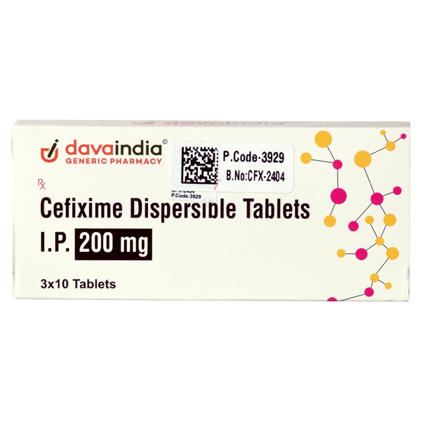 Cefixime 200 mg Tablets