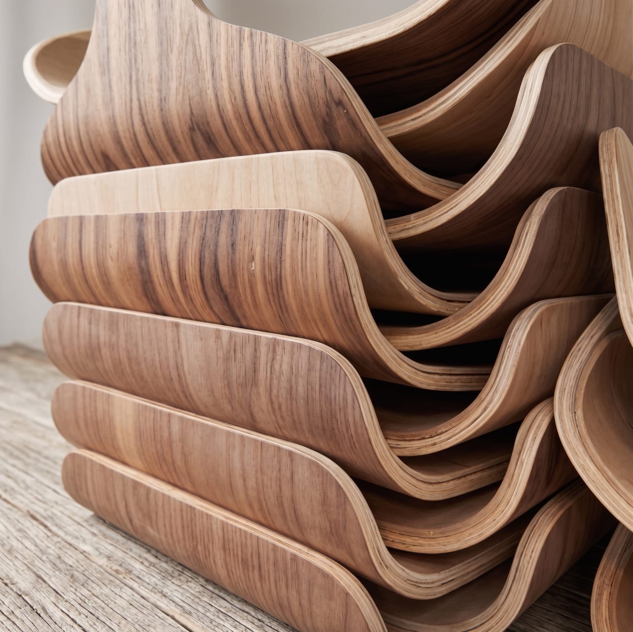 Taller de fabricación de multilaminado curvado de Alrio