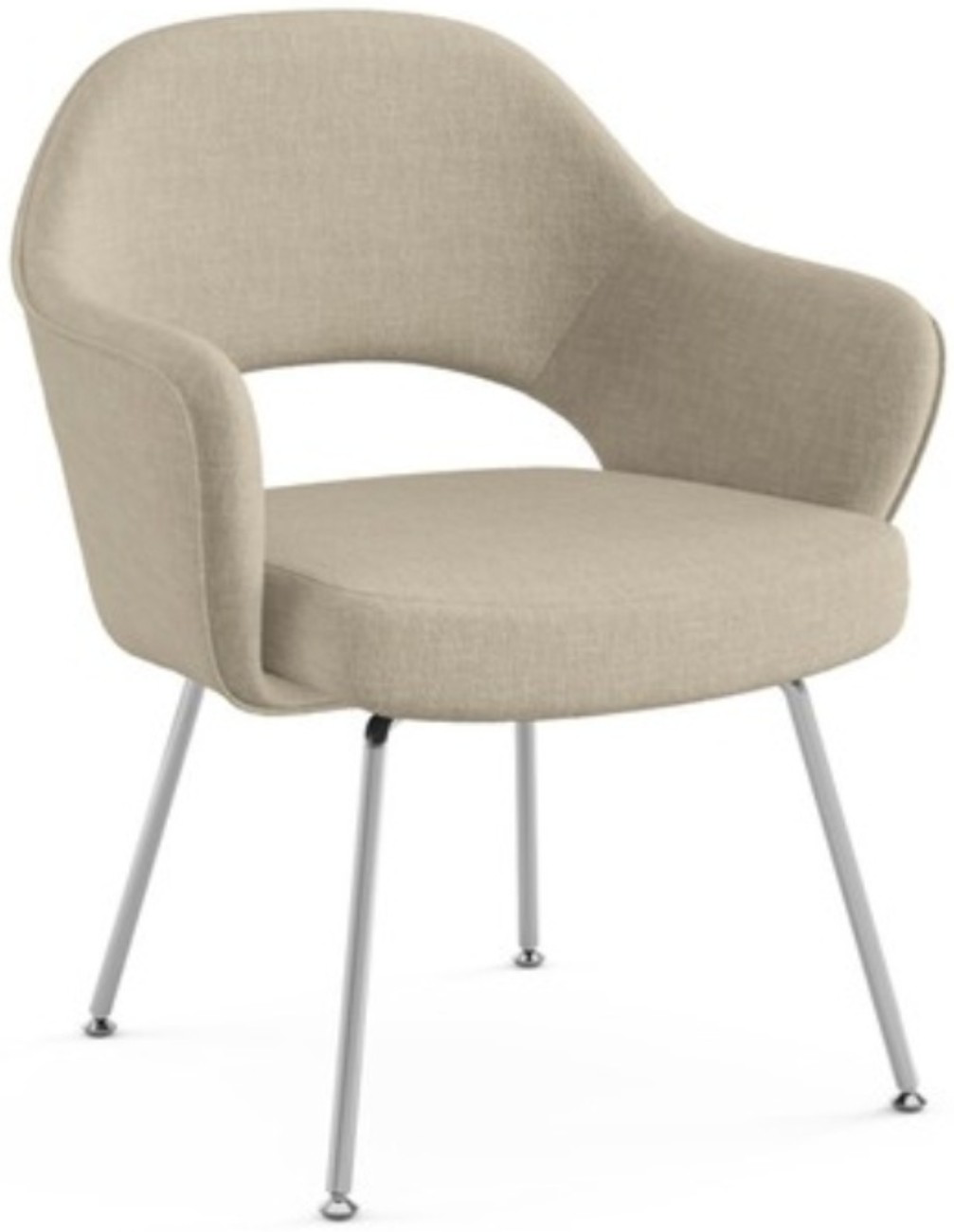S-13 Saarinen - Silla Saarinen S-13 con apoyabrazos y casco multilaminado envolvente. | Alrio Multilaminados