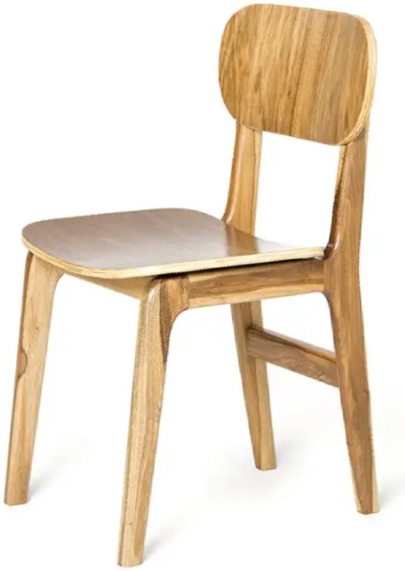 S-03 Mula - Silla Mula S-03 con respaldo y asiento multilaminado ergonómico. | Alrio Multilaminados