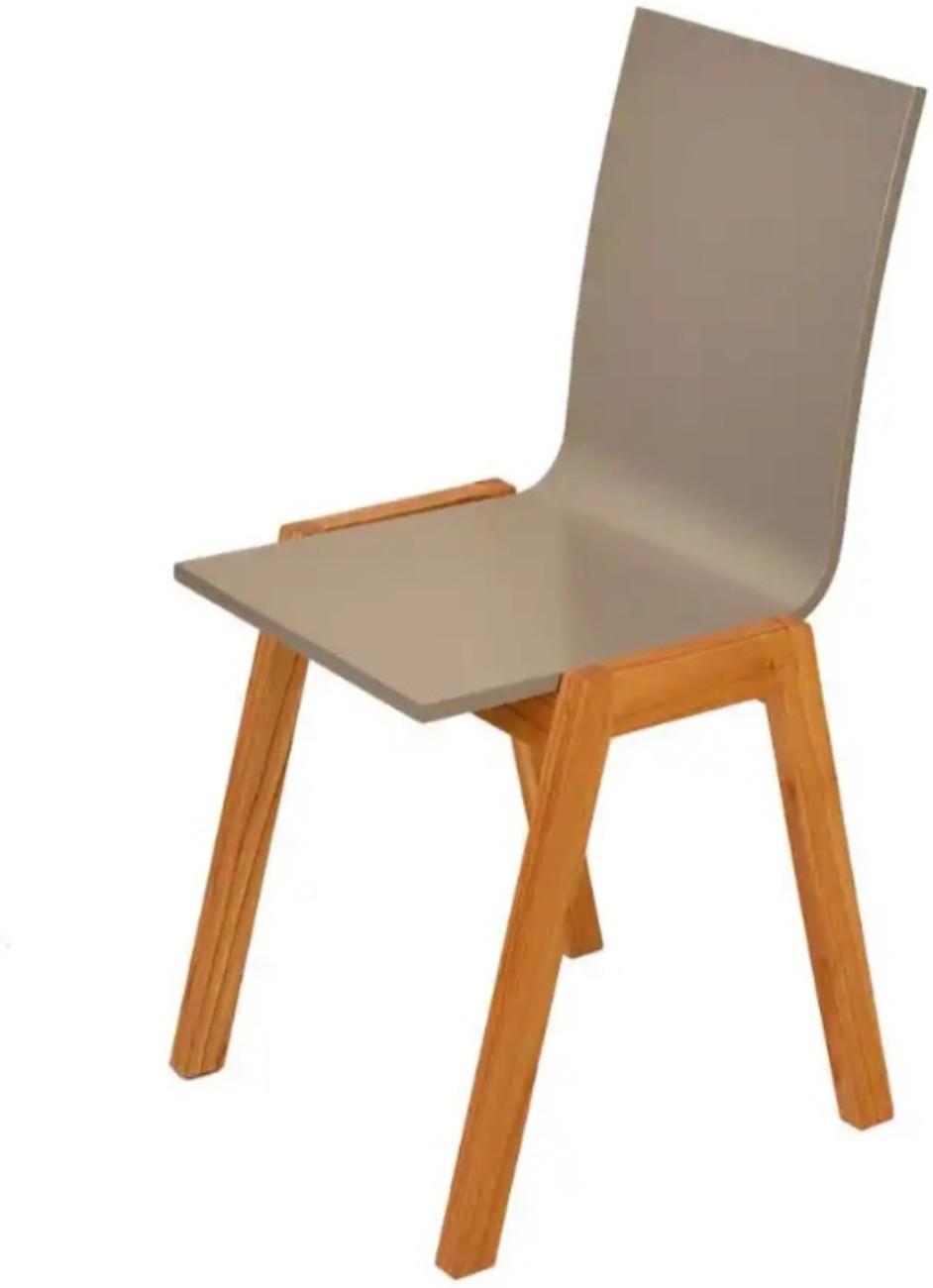 S-06 Roma - Silla Roma S-06 con monocasco curvado continuo de una pieza. | Alrio Multilaminados