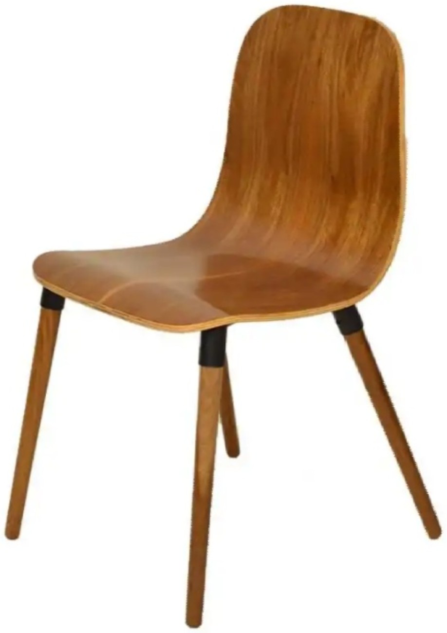 S-09 Full - Silla Full S-09 con casco curvado en guatambú y patas macizas. | Alrio Multilaminados