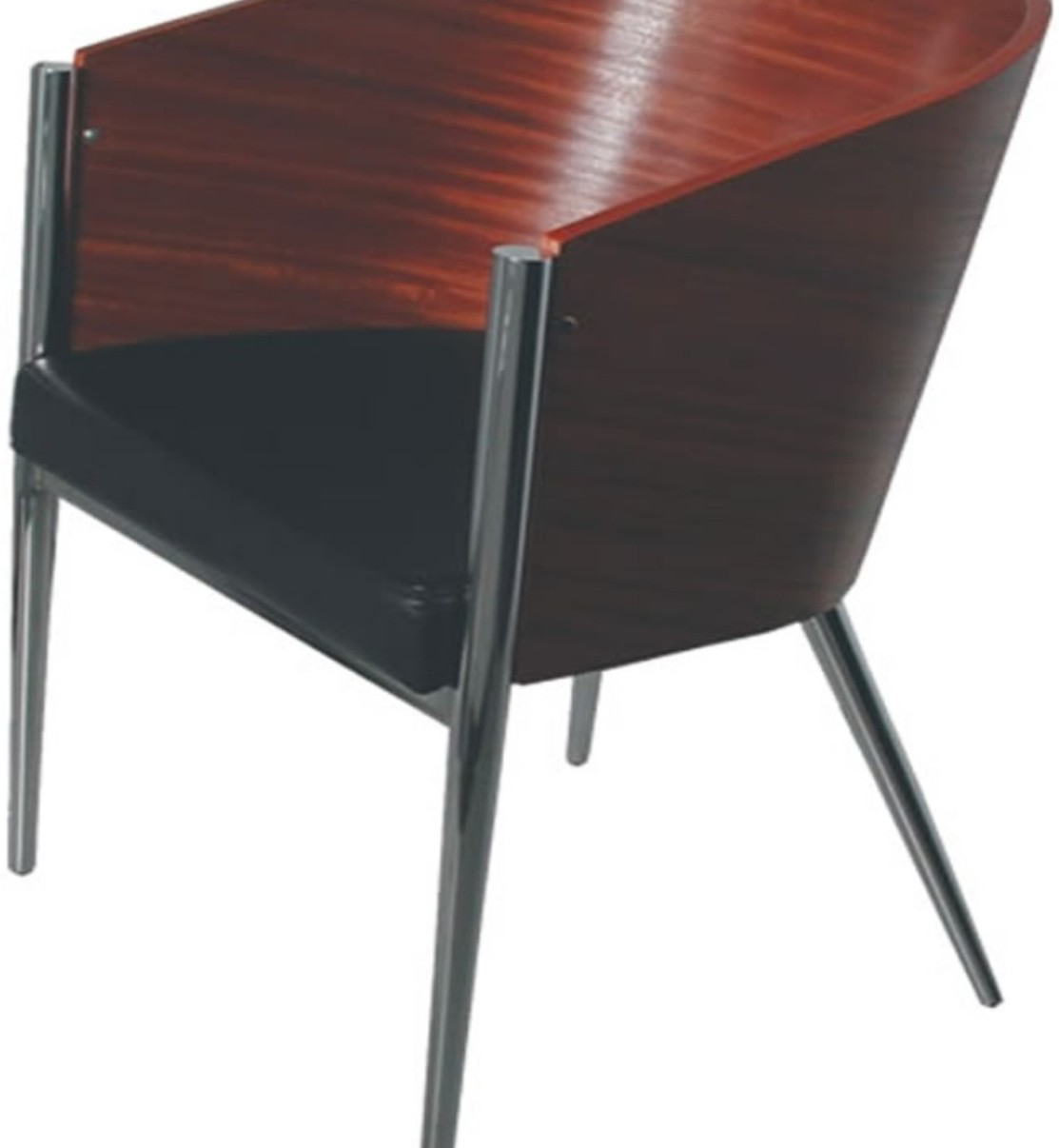 P-03 Sillón Costes - Sillón Costes P-03 con respaldo envolvente continuo en multilaminado. | Alrio Multilaminados