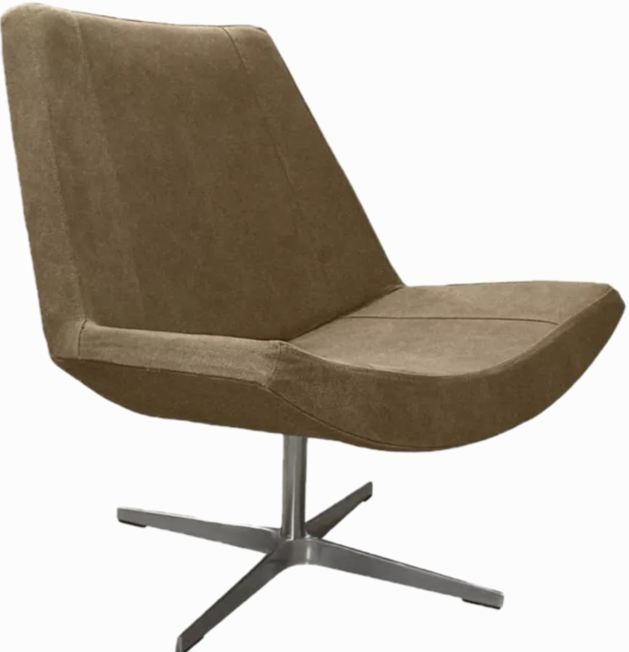 P-04 Sillón Mut - Sillón Mut P-04 con casco multilaminado curvado y base giratoria. | Alrio Multilaminados