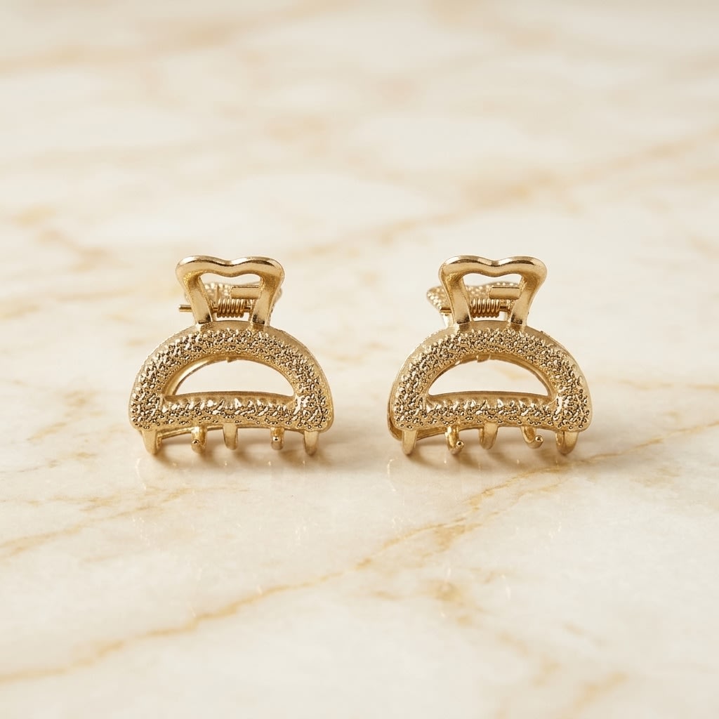 Textured Claw Clip Pair (Small)