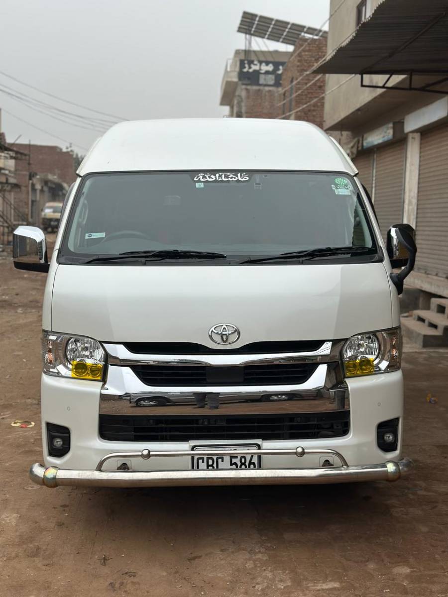 Rent Toyota Hiace Grand Cabin 2026 in Northern Bypass, Link Buch Road, Near BJ Marquee, Basti Mehmood Kot, Multan, Punjab 60700, Pakistan Crown Rent a car Multan, Multan, Punjab from crownrentacarmultan Motors - CAR.LO PK