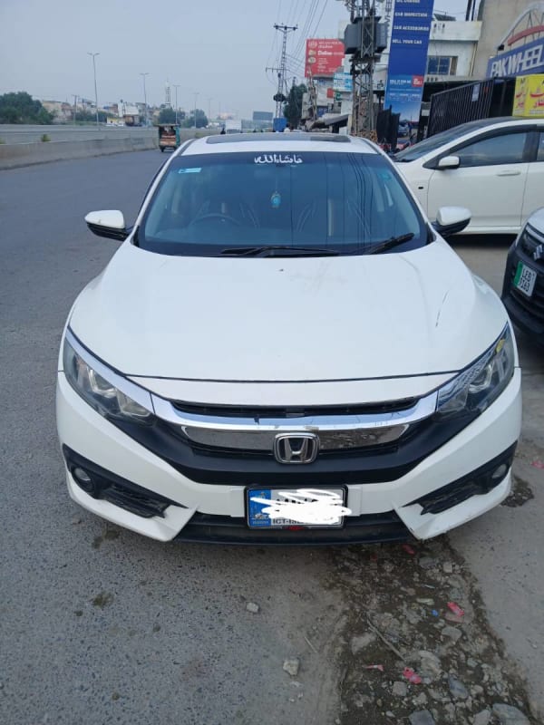 Rent Honda Civic X I-vtech Oriel1.8 2023 in Near Service Road, Lahore, Punjab - CAR.LO PK