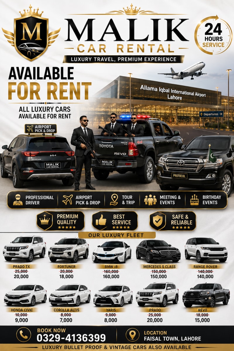 Malik Car Rental Cover