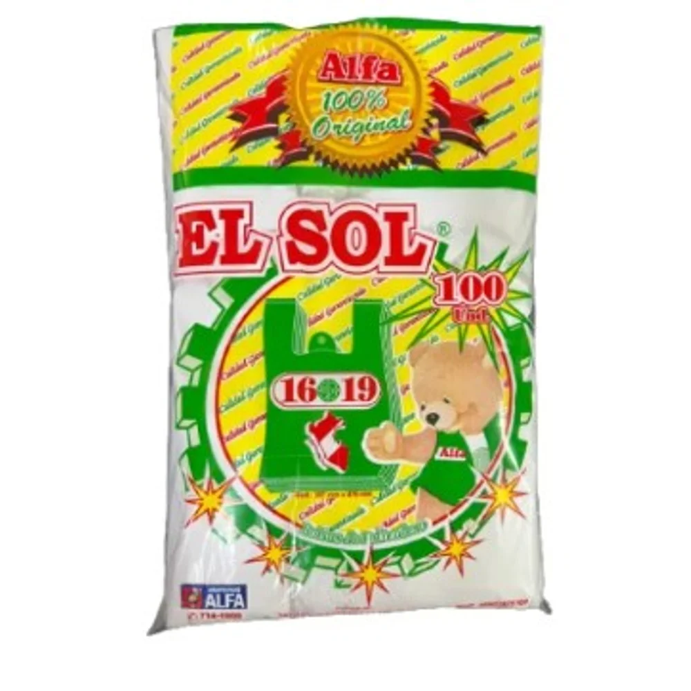 Bolsa con Asa 16X19 El Sol de Alfa