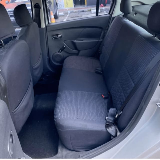 Silla trasera del taxi privado