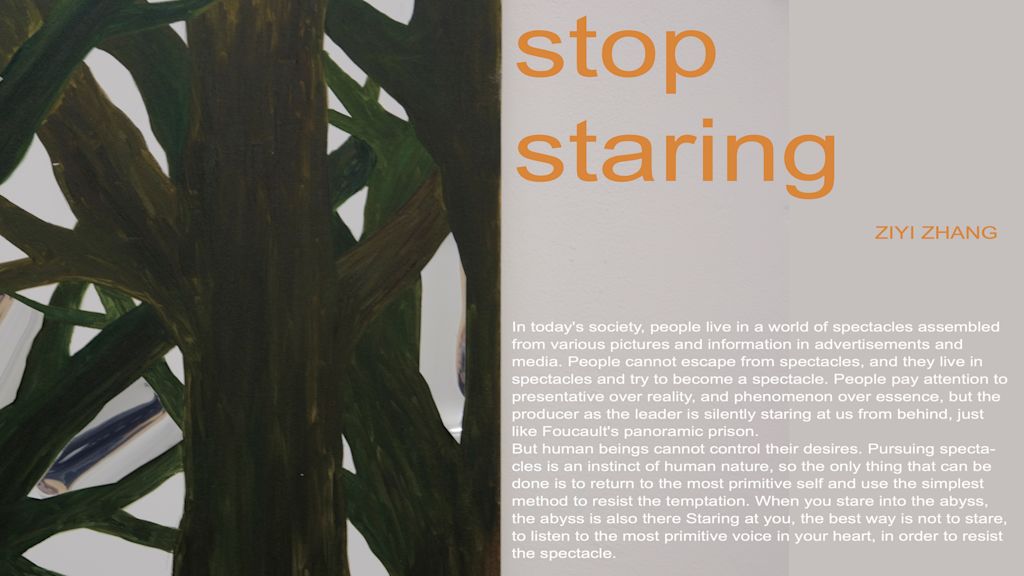 stop staring