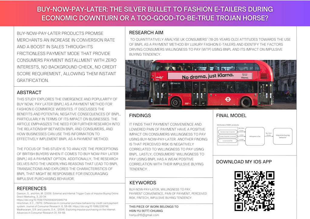 Buy-Now-Pay-Later: The silver bullet to fashion e-tailers during economic downturn or a too-good-to-be-true Trojan horse?