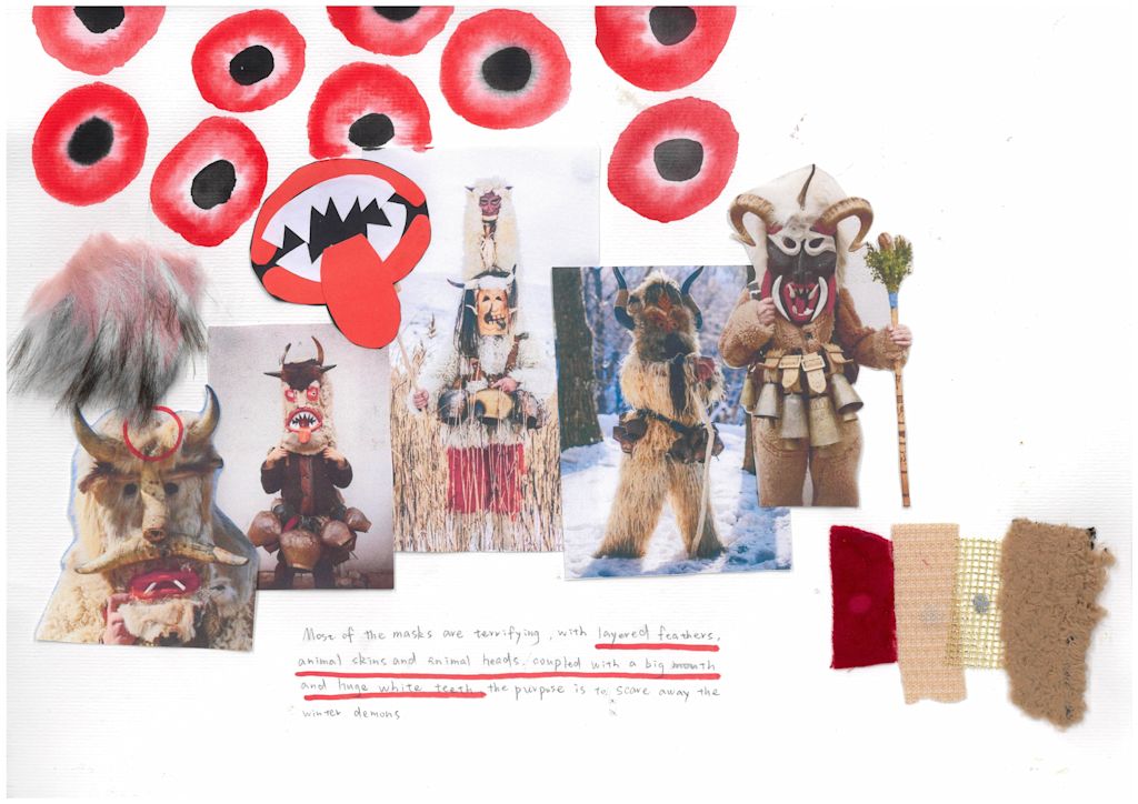 experimental process: Mask and celebrate