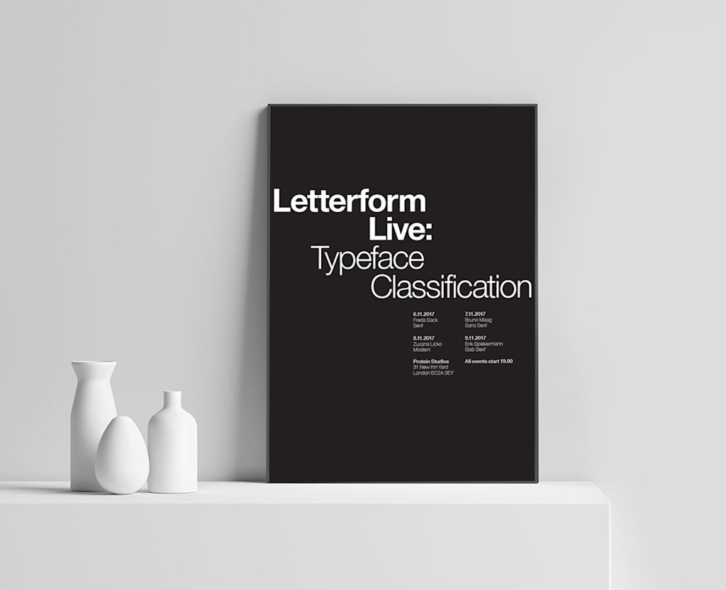 Letterform Live Poster