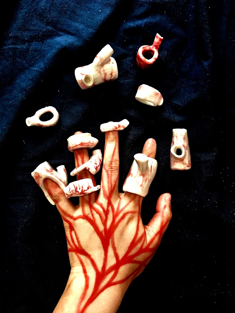 Tree bones with vessels