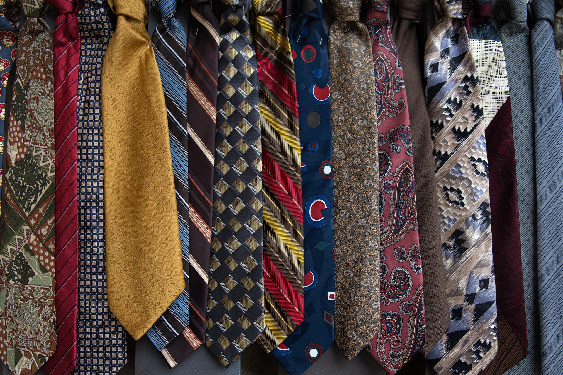 Selection of fancy ties