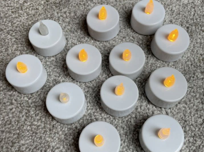 LED candles, used