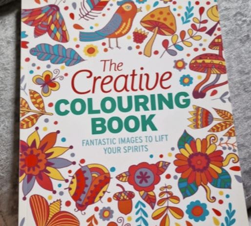 Adult colouring book; the creative colouring book