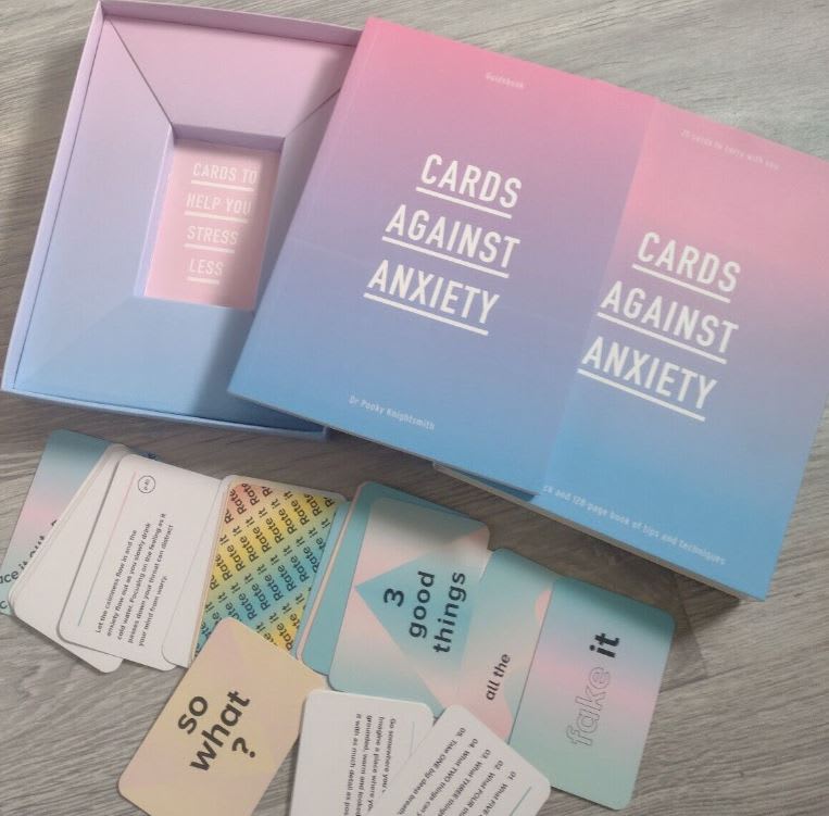 Used set of mindfulness cards