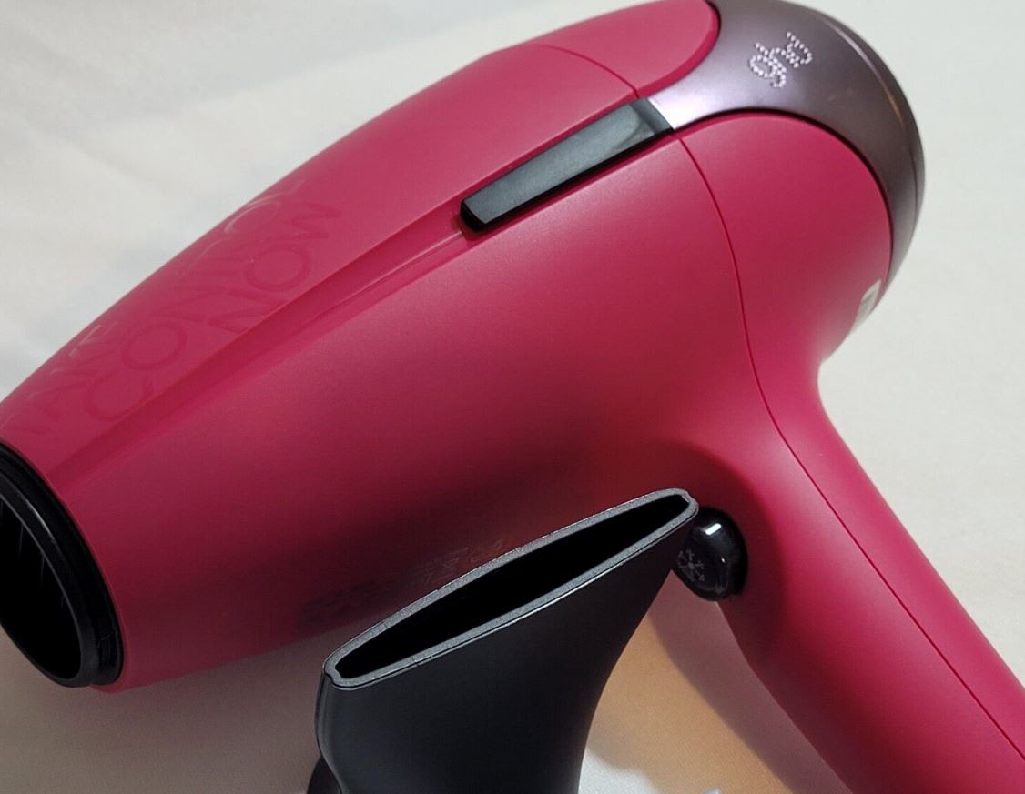 Second-hand red GHD hairdryer