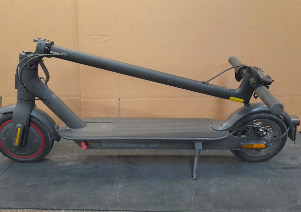 Folded second-hand electric scooter